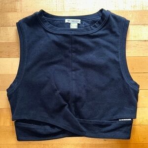 NWT Forever 21 Cropped Twist Crossover Top